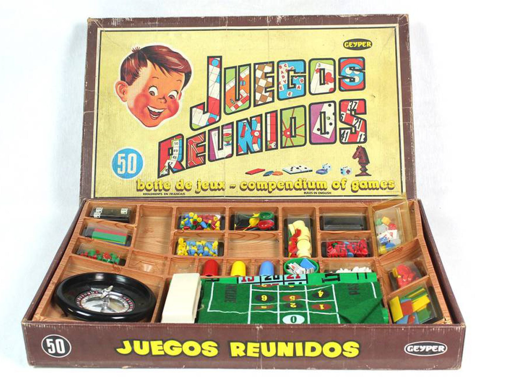 Juegos reunidos Geyper. 25 Juegos. Completo. Años 70.