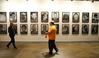 La obra Presos políticos en la España contemporánea, que se exhibe en ARCO.