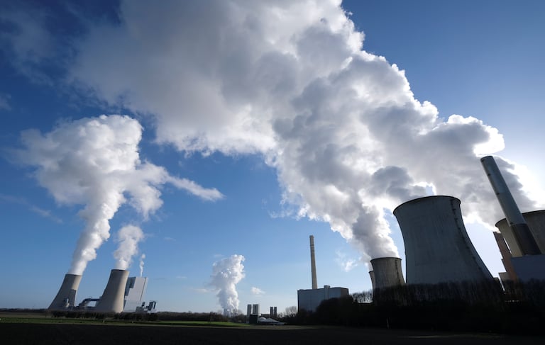Una planta de generación eléctrica de carbón en Alemania.