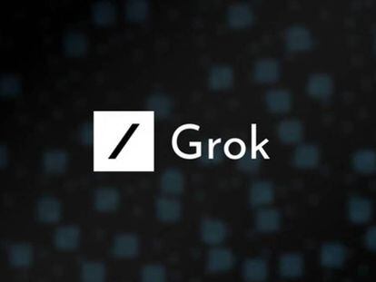 Logo de Grok, la IA de X.