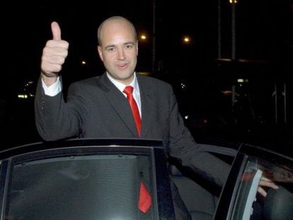 El primer ministro de Suecia, Fredrik Reinfeldt.