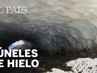 El túnel de hielo patagónico que se derrite en un mes