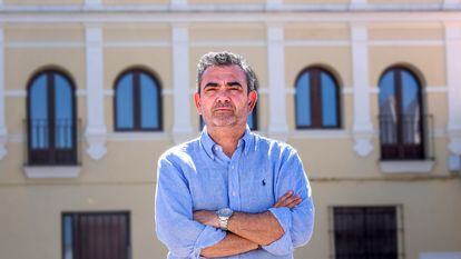 José Pablo Sancha, afectado por una hipoteca con seguro a prima única financiada, a finales de mayo en Sevilla.