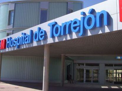 Fachada del hospital de Torrej&oacute;n de Ardoz.