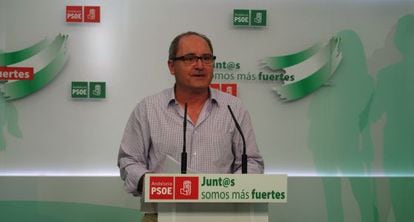 El secretario de Organización del PSOE andaluz, Juan Cornejo.