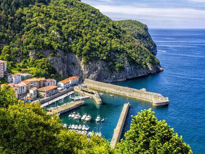 El puerto de Elantxobe, en Bizkaia.