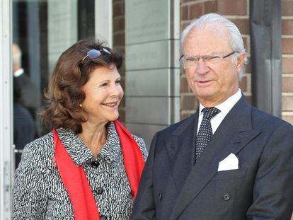 Los reyes de Suecia, Carlos Gustavo y Silvia.