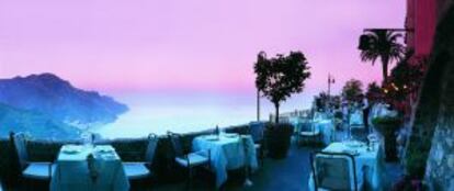 Terraza del Palazzo Avino.