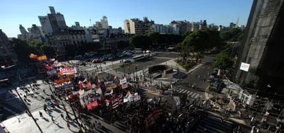 Manifestaci&oacute;n contra Macri, hace una semana en Buenos Aires.
