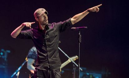Enrique Iglesias, el pasado julio durante su concierto en Santander.