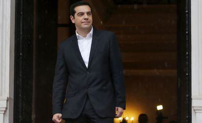 El primer ministro griego, Alexis Tsipras, este jueves en Atenas.
