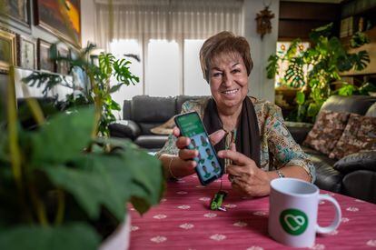 Conchita Polo, de 81 años, responsable de redes sociales de Maximiliana.