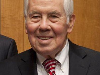 El veterano senador republicano por Indiana, Richard Lugar.