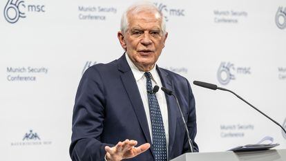 Borrell, el pasado domingo en la Conferencia de Seguridad de Múnich.