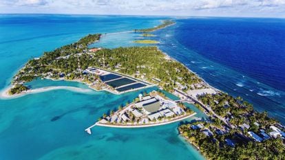 Isla de Tarawa, en la república insular de Kiribati.