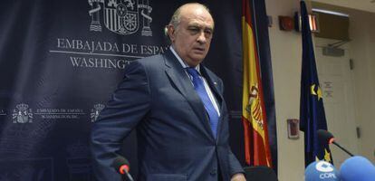 Jorge Fern&aacute;ndez D&iacute;az, durante una rueda de prensa en Washington DC, la semana pasada.