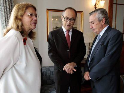 La presidenta de la CNMV, el subgobernador del Banco de Espa&ntilde;a y el presidente de la CNMC