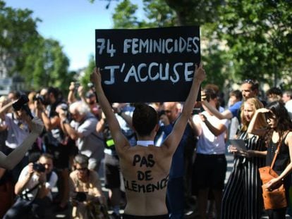 Manifestación el sábado en París contra la violencia machista