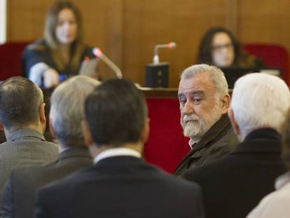 Torrijos, durante el juicio por la venta de los suelos de Mercasevilla. 