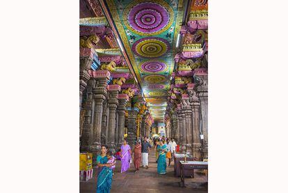 El templo de Sri Meenakshi, en Madurai (India).
