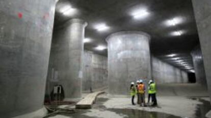 Las obras del proyecto para ampliar el Canal de Panamá.