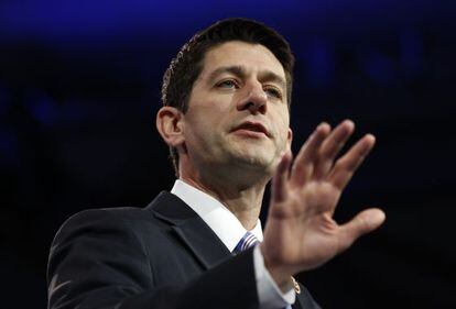 El presidente del comit&eacute; presupuestario de la C&aacute;mara de Representantes, Paul Ryan. 