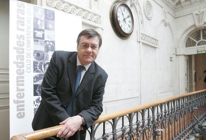 Francesc Palau, director del centro de investigación biomédica en red de enfermedades raras, ayer en Bilbao.