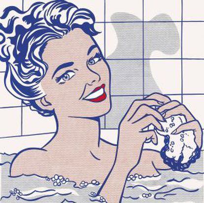 'La mujer en el baño', obra de Roy Lichtenstein de 1963.