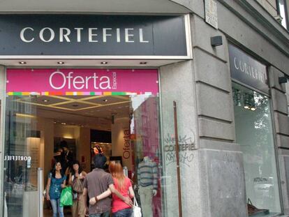 Una tienda de Cortefiel en Madrid.