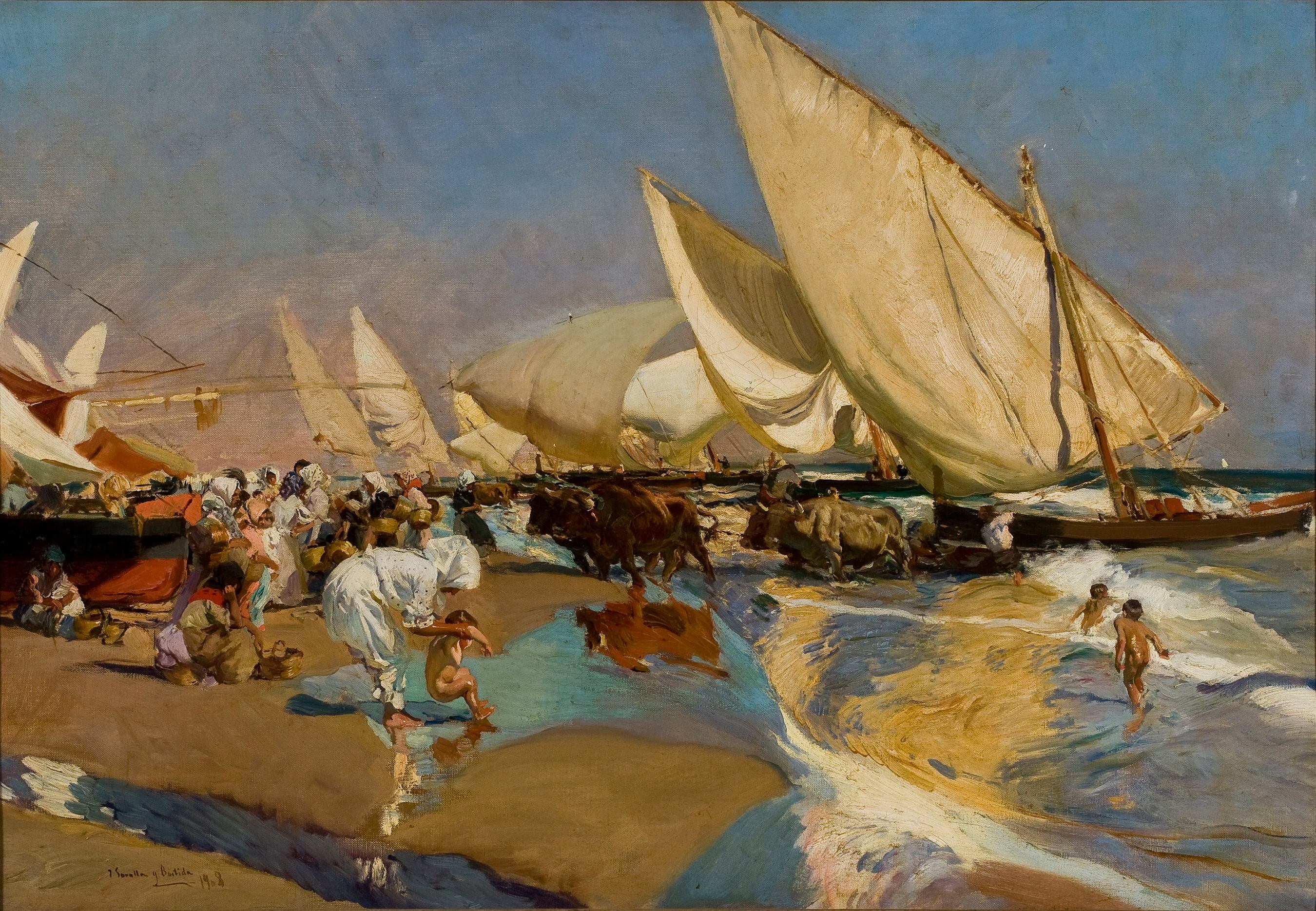 'Playa de Valencia' (1908), de Sorolla.