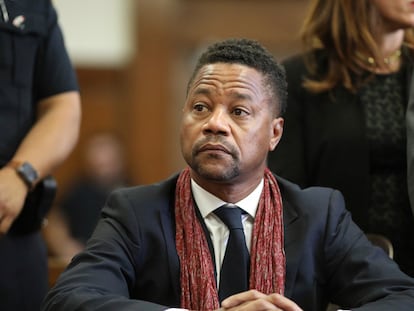 El actor Cuba Gooding Jr. comparece ante un tribunal en enero de 2020.