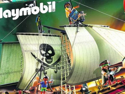El barco pirata de Playmobil.