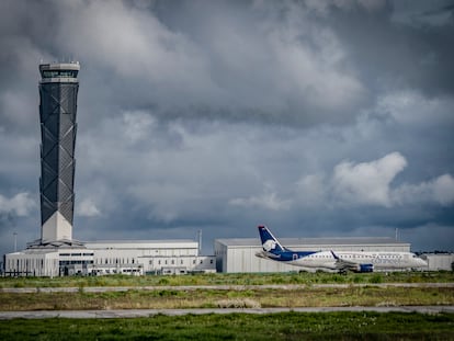 Vista del Aeropuerto Internacional Felipe Ángeles, ubicado en el Estado de México.