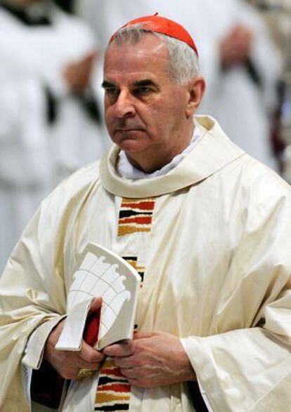 O'Brien llega a una misa en el Vaticano en 2005.