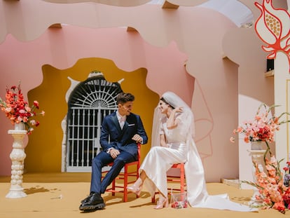 Pablo y Aldara celebraron este verano su 'boda y reboda'.