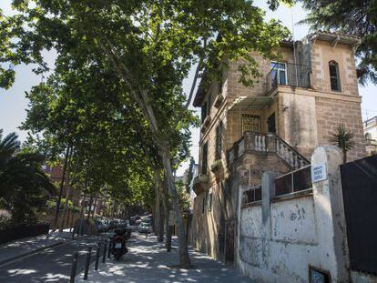 Una de las &ldquo;casas baratas&rdquo; de la Cooperativa de periodistas, construida en Horta alrededor del 1911/