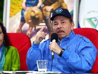 Daniel Ortega y Rosario Murillo, en una foto de archivo.