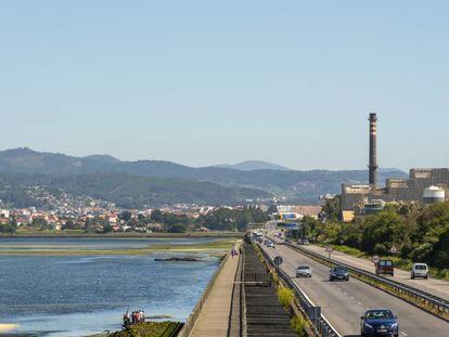 Biofábrica de la empresa Ence, en Pontevedra. 