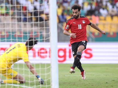 Salah remata para batir al sevillista Bono en el 1-1 de Egipto ante Marruecos.