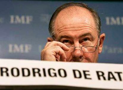 El director gerente del Fondo Monetario Internacional, Rodrigo Rato.