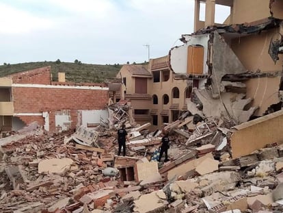 Derrumbe edificio Peñiscola
