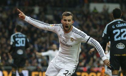 Jesé celebra un gol ante el Celta en la Liga pasada