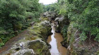 Cañon del río Mandiyaco, en la región colombiana de Putumayo.
