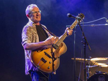 Quimi Portet durante su concierto de este jueves en la sala Barts de Barcelona.