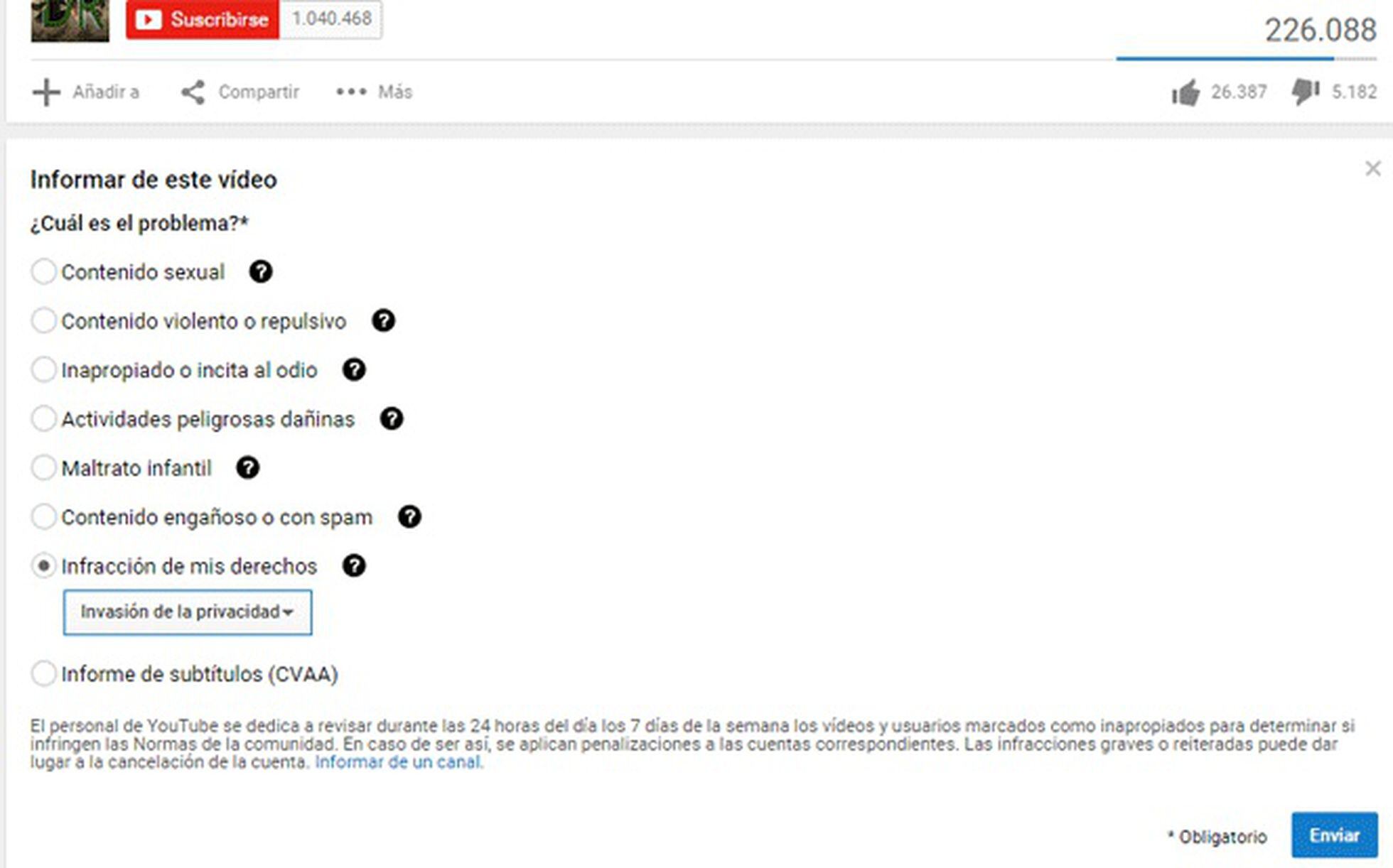 C mo denunciar contenidos de YouTube en los que apareces