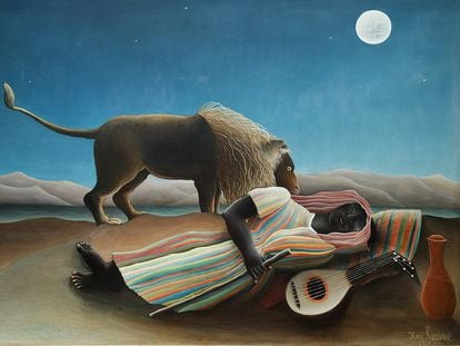 'La bohémienne endormie', Henri Rousseau.