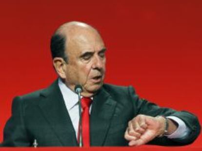 Emilio Bot&iacute;n, presidente de Banco Santander
 