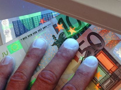 Los billetes falsos de euro retirados aumentan un 24% en 2023