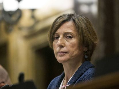 Carme Forcadell, presidint el Parlament.