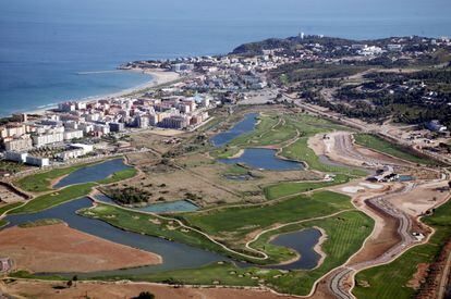 Panor&aacute;mica de los terrenos donde se levantar&aacute; el complejo de BCn World cuando se construya. 